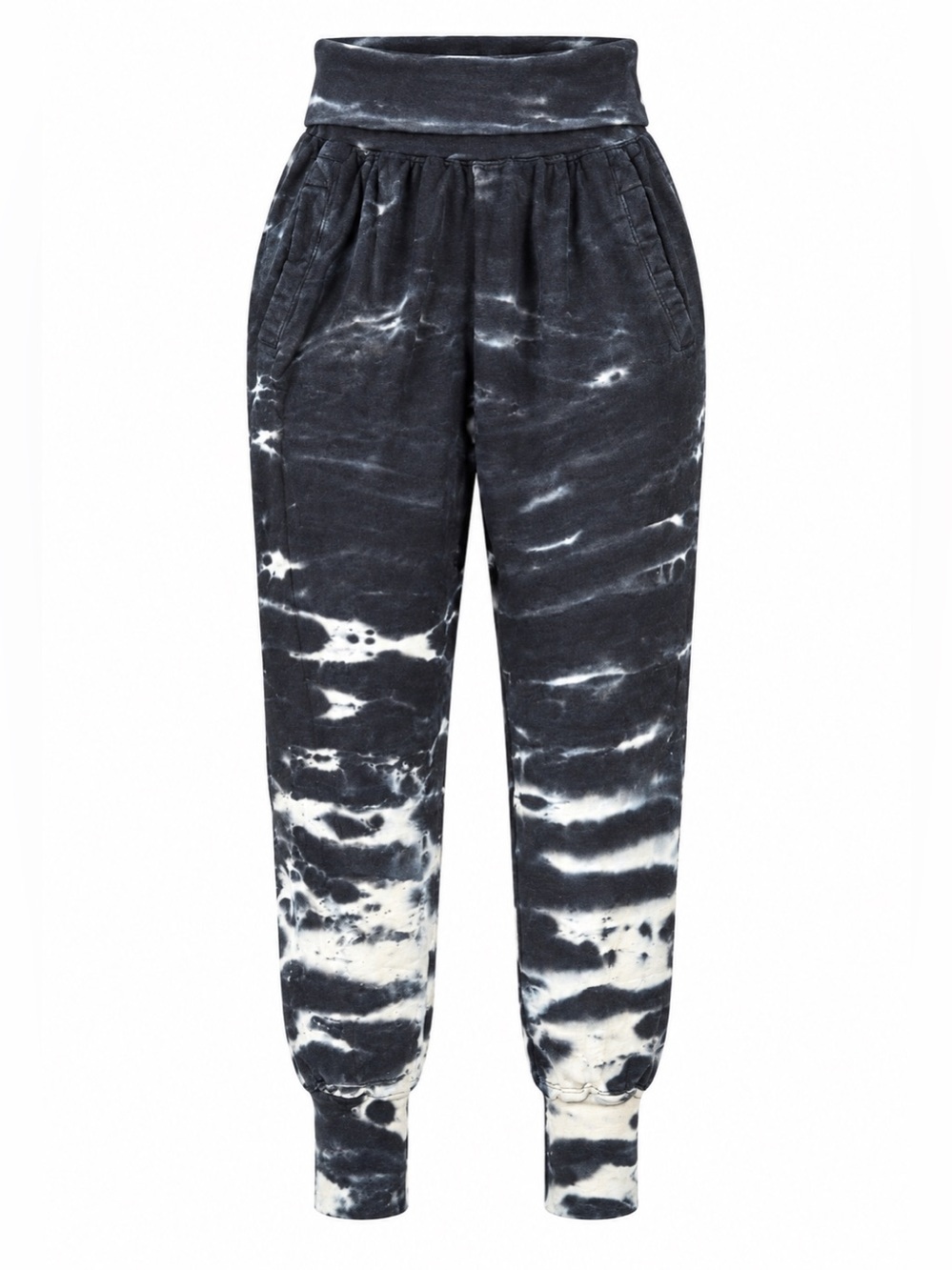 Young Fabulous and Broke navy tie dye joggers, XS